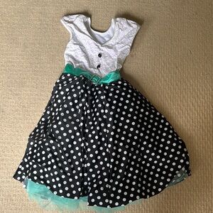Polka Dot Kids Costume Dress